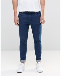 Мужские темно-синие зауженные джинсы от ONLY & SONS