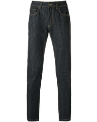 Мужские темно-синие зауженные джинсы от OSKLEN