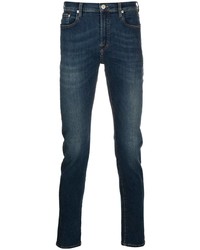 Мужские темно-синие зауженные джинсы от PS Paul Smith
