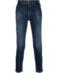 Мужские темно-синие зауженные джинсы от PT TORINO