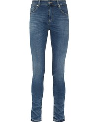 Мужские темно-синие зауженные джинсы от Represent