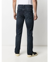 Мужские темно-синие зауженные джинсы от Calvin Klein Jeans