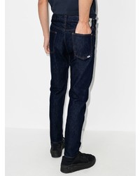 Мужские темно-синие зауженные джинсы от orSlow