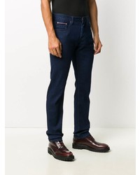 Мужские темно-синие зауженные джинсы от Tommy Hilfiger