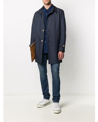 Мужские темно-синие зауженные джинсы от Etro