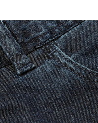 Мужские темно-синие зауженные джинсы от Brioni