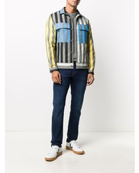 Мужские темно-синие зауженные джинсы от Jacob Cohen