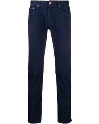 Мужские темно-синие зауженные джинсы от Tommy Hilfiger