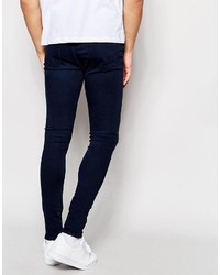 Мужские темно-синие зауженные джинсы от WÅVEN