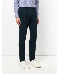 Мужские темно-синие кашемировые брюки от Pt01