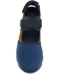 Мужские темно-синие кеды от Marni