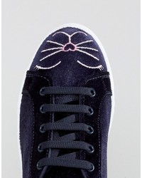 Женские темно-синие кеды от Asos