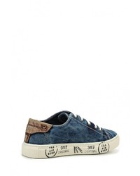 Женские темно-синие кеды от Gold Key