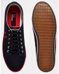 Мужские темно-синие кеды от Fred Perry