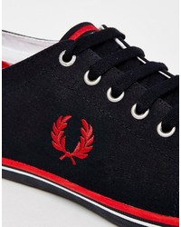 Мужские темно-синие кеды от Fred Perry