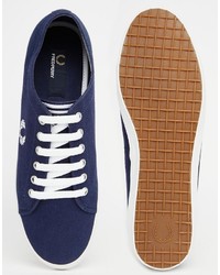 Мужские темно-синие кеды от Fred Perry