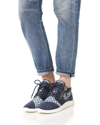 Женские темно-синие кеды от Giuseppe Zanotti