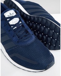 Мужские темно-синие кеды от adidas