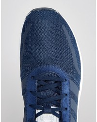 Мужские темно-синие кеды от adidas