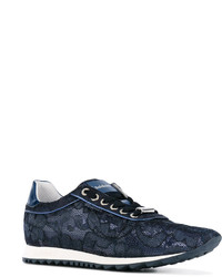 Женские темно-синие кеды от Baldinini