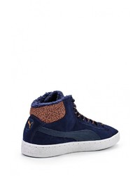 Мужские темно-синие кеды от Puma