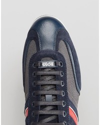 Мужские темно-синие кеды от Boss Green