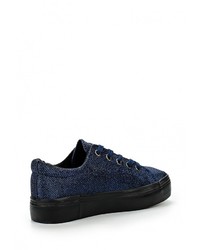 Женские темно-синие кеды от Tony-p