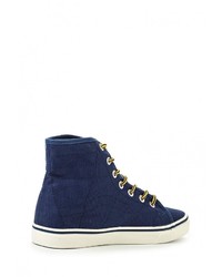 Женские темно-синие кеды от Tony-p