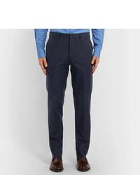 Мужские темно-синие классические брюки в вертикальную полоску от Polo Ralph Lauren