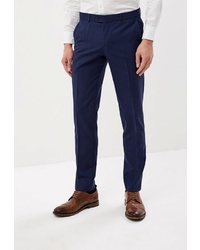 Мужские темно-синие классические брюки от Absolutex