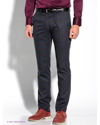 Мужские темно-синие классические брюки от Alex DANDY