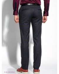 Мужские темно-синие классические брюки от Alex DANDY