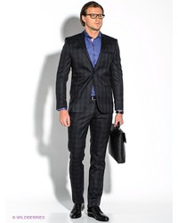 Мужские темно-синие классические брюки от Alex DANDY