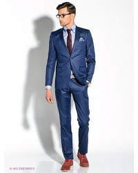 Мужские темно-синие классические брюки от Alex DANDY