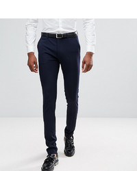 Мужские темно-синие классические брюки от ASOS DESIGN