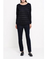 Женские темно-синие классические брюки от Baon