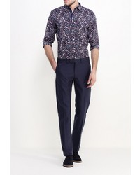 Мужские темно-синие классические брюки от Baon