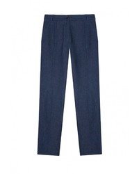 Женские темно-синие классические брюки от Base Forms
