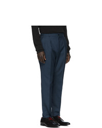 Мужские темно-синие классические брюки от Hugo
