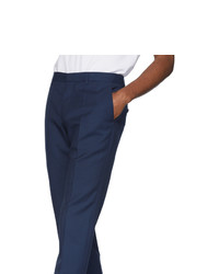Мужские темно-синие классические брюки от BOSS