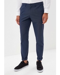 Мужские темно-синие классические брюки от BOSS HUGO BOSS