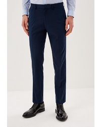 Мужские темно-синие классические брюки от Burton Menswear London