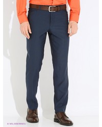 Мужские темно-синие классические брюки от Donatto