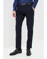 Мужские темно-синие классические брюки от Emporio Armani