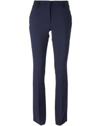 Женские темно-синие классические брюки от Etro