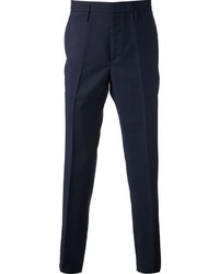 Мужские темно-синие классические брюки от Jil Sander