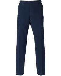 Мужские темно-синие классические брюки от Loro Piana