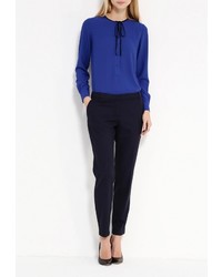 Женские темно-синие классические брюки от Lusio