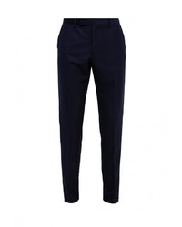 Мужские темно-синие классические брюки от Mango Man