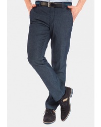 Мужские темно-синие классические брюки от MEYER